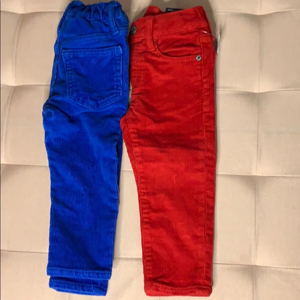 GAP toddler boys corduroy pants lot. NWT 2t